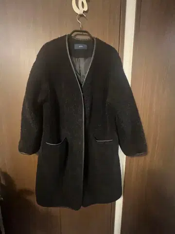 SHIPS 보아 롱 코트 size FREE