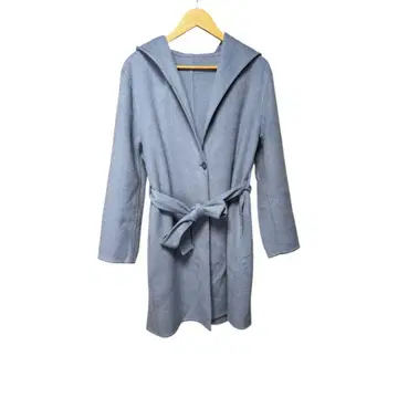 유니클로 더블 페이스 후디드 코트 L