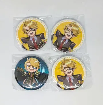 컬러풀 피치 마법학원 캔뱃지 타츠 타츠 4개 세트