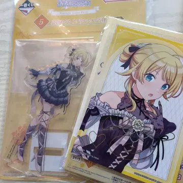 샤이니 컬러즈 샤니마스 제일복권 하치미야 메구루 아크릴 스탠드 안내장