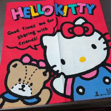 헬로키티 헤이세이 레트로 손수건