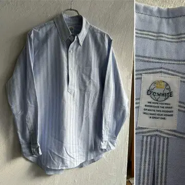 새상품 D.C.WHITE 스트라이프 옥스퍼드 풀오버 셔츠