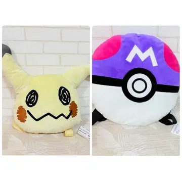 [택 포함] 포켓몬 쿠션 백팩 백 미미큐 마스터볼