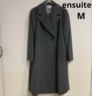 [ 새상품급 ] 캐시미어 100% ensuite 에 스위트 코트 레나운