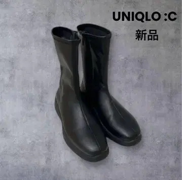 [ 새상품 ] UNIQLO :C 유니클로 시 스트레치 숏부츠 블랙