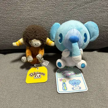 포켓몬 바프롱 쿠마슈운 봉제 인형 사이코소다 핏 포켓몬 센터