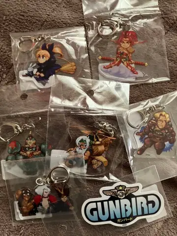 건버드 아크릴 키링 6종 스티커