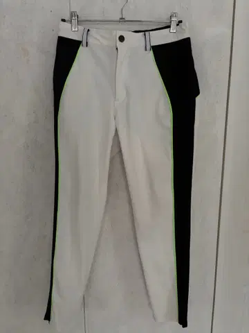 골프 팬츠 화이트/블랙/그린