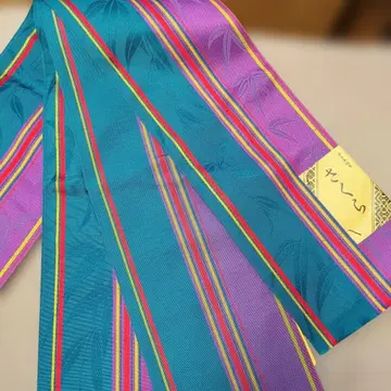 순수 실크 하카타 직조 반폭 오비 6