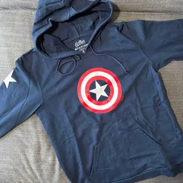 어벤져스 캡틴 아메리카 후드티 ( M 사이즈 )