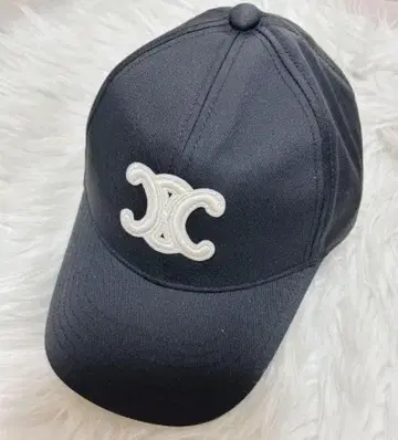 베이스볼 코튼 로고 캡 블랙 M 사이즈 블랙