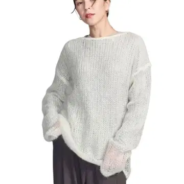 BEAUTY&YOUTH 모헤어 블렌드 루즈 니트 풀오버