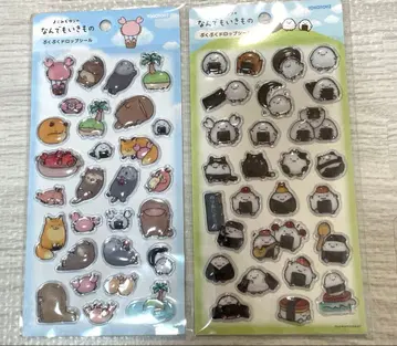 무엇이든 생명 오니기리 푹푹 드롭 씰 요코미조 유리 세트