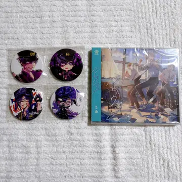 시마 우라시마사카타센 캔뱃지 CD 굿즈 세트