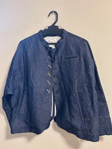 새상품급 nop de nod 노프드노드 린넨 코튼 데님 자켓