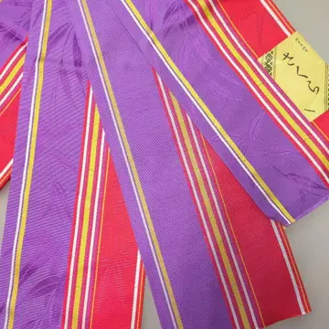 순수 실크 하카타 직조 반폭 오비 7