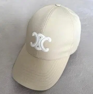 베이스볼 코튼 로고 캡 M 사이즈 베이지