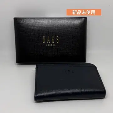 새상품 DAKS 네이비 코인 케이스