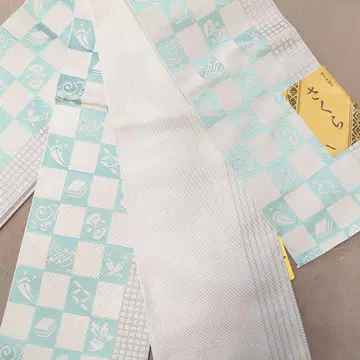 순수 실크 하카타 직조 반폭 오비 7