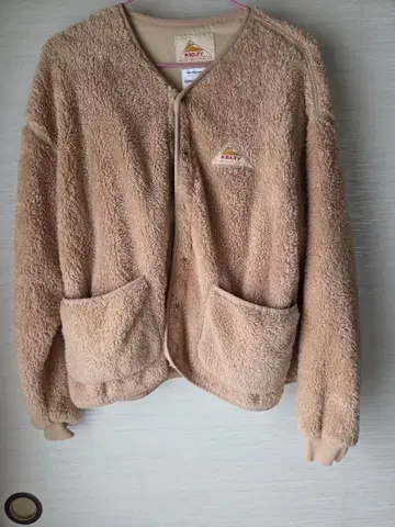 [ KELTY ] 레트로 플리스, 베이지 보아 플리스 자켓