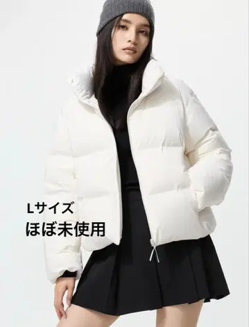 유니클로 심리스 다운 숏 자켓