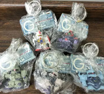 건담 시리즈 리파인 모빌슈트 키링 5개 세트