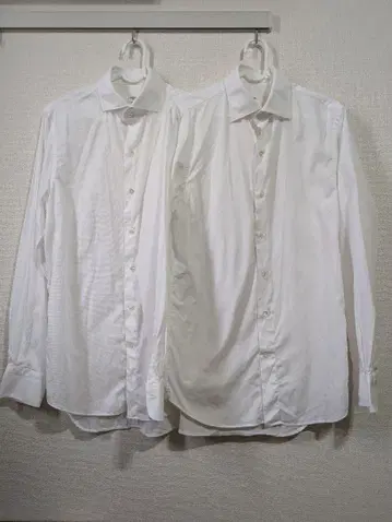 1만 5천 엔 상당 ITAL STYLE 화이트 긴팔 셔츠 39 87