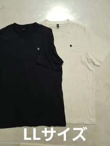 POLO 크루넥 T셔츠 2장 세트