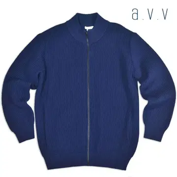 A.V.V / 니트 지퍼 업 가디건 [ 네이비/XL ] 새상품!