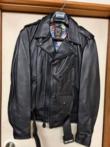 포르노그라피티 Schott 라이더 자켓 38
