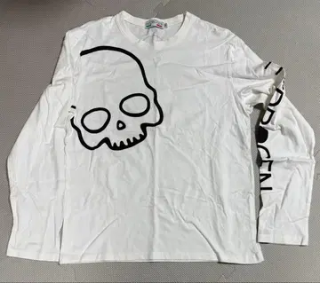 HYDROGEN 스컬 프린트 화이트 XXL