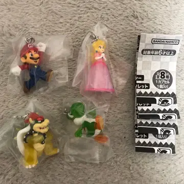 [ 익명 배송 ] 슈퍼 마리오 메지루시 액세서리 2 미개봉 새상품 4세트
