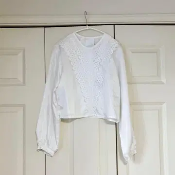 레이스 블라우스