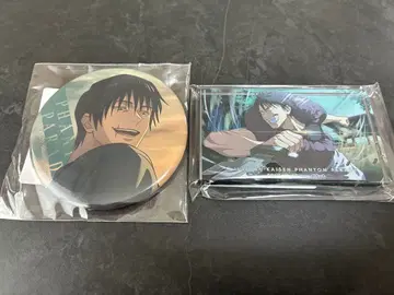 주술회전 팬파레 복권 회옥 옥절 아크릴 블록 캔뱃지 후시구로 토우지