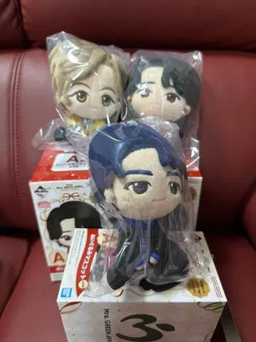 새상품! 제일복권 미세스 그린애플 A상 봉제 인형 3종 오오모리 모토키