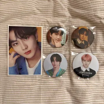 ENHYPEN 정원 캔 배지 세트