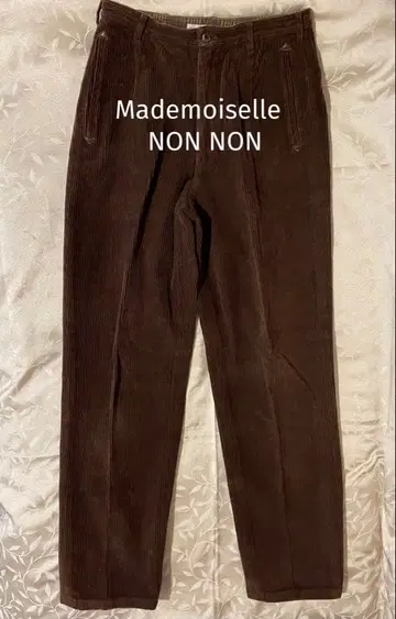 [ 새상품급 ] 마드모아젤 논논 코듀로이 팬츠 M 브라운