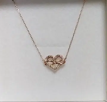 사만다 티아라 목걸이 K10PG 다이아몬드 0.12