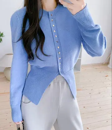 슬릿 헴 가디건 byLEGNA