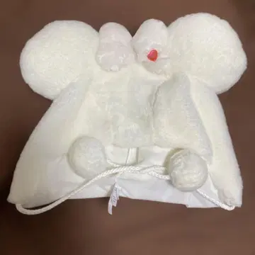 디즈니 미니 팬 캡 화이트 라메 화이트