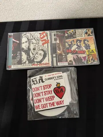 새상품급 SA CD 3점 세트 리스트 밴드 포함