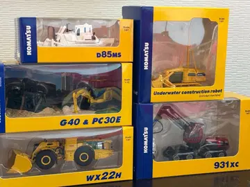 KOMATSU 건설 기계 미니카 세트