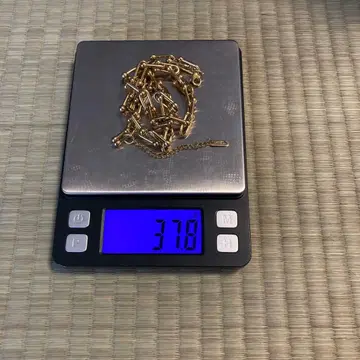 유품 정리 목걸이 여성용 골드 컬러 37.8g