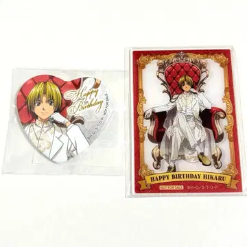 히카루의 바둑 신죠 히카루 벌스데이 복권 특전 덤 아크릴 카드 캔뱃지