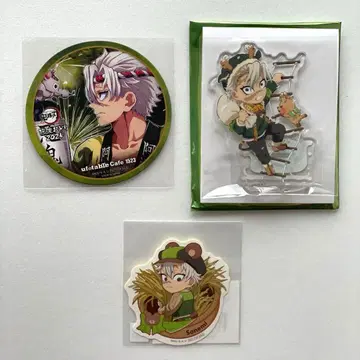 귀멸의 칼날 아와오도리 코스터 크리스마스 아크릴 스탠드 시나즈가와 사네미