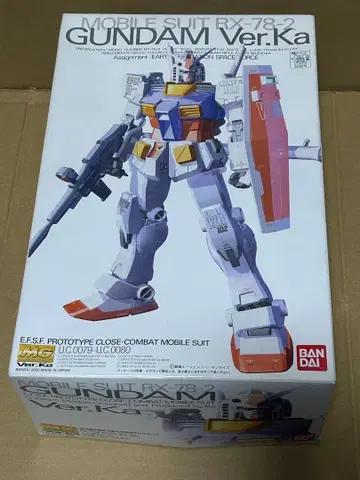 [ 새상품 미조립 ] MG RX-78-2 Ver.Ka 건담 프라모델