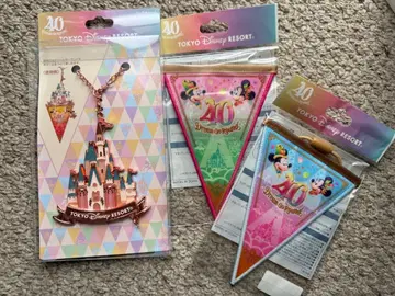 디즈니 리조트 40주년 가랜드 3점 일괄 미개봉 새상품 TDRTDL
