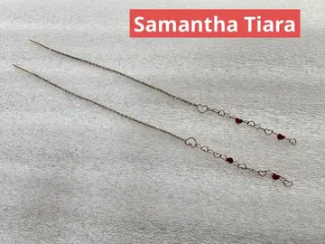 [새상품] Samantha Tiara 하트 모티브 귀걸이