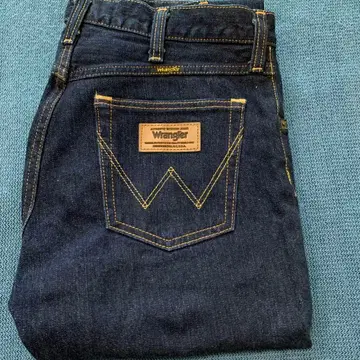 Wrangler 다크 블루 데님 팬츠