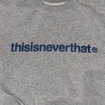 thisisneverthat 그레이 스웨트 셔츠